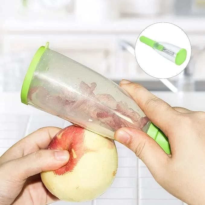 Magic Vegetable Peeler with Storage Box - Stainless Steel Fruit & Veggie Peeler - Price in Bangladesh - image 4
