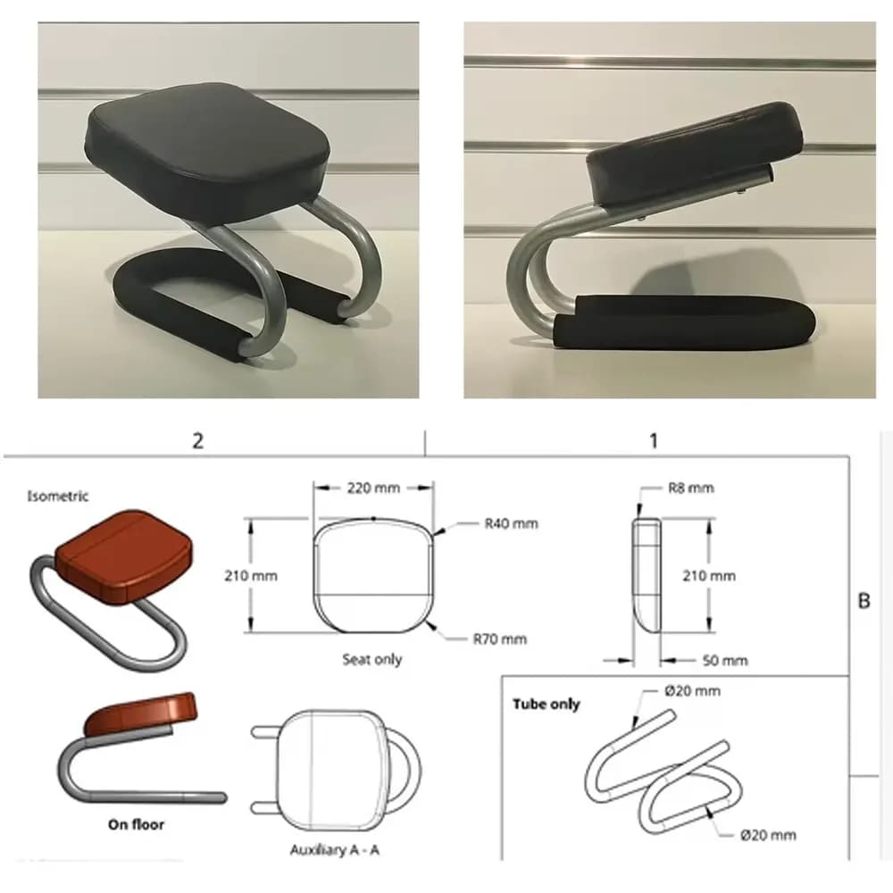 Portable Prayer Seat - Foldable Namaz Chair Stool for Elderly - Price in Bangladesh - image 5