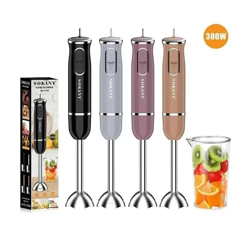 Sokany Electric Hand Blender 300W - Stick Blender for Smoothie & Puree - Price in Bangladesh - image 2