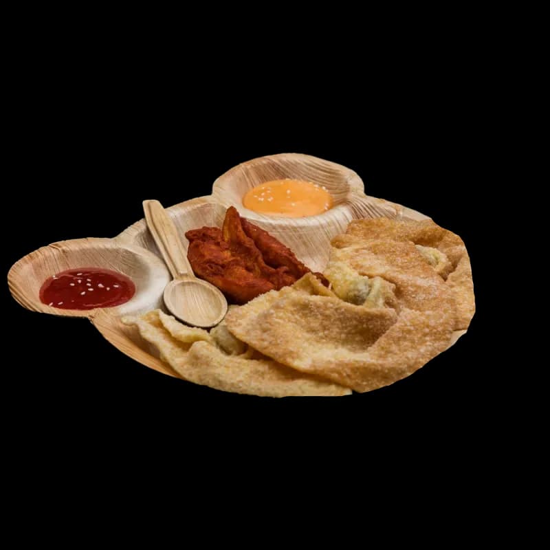 Areca Palm Leaf Mickey Mouse Plate 9 Inch - 6 Pcs Kids Party Eco Plate - Price in Bangladesh - image 3