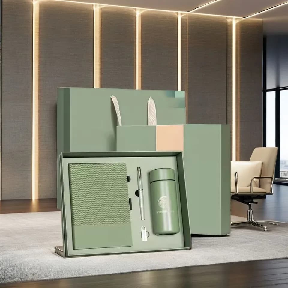 Premium Corporate Gift Box Set - A5 Notebook with Metal Pen in Gift Box - Price in Bangladesh - image 5