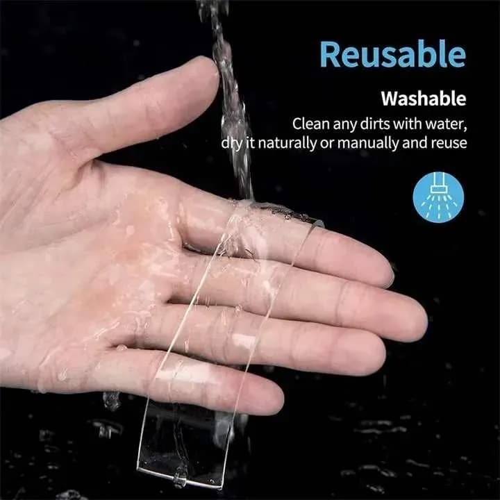 Double Sided Nano Magic Tape - Reusable Washable Traceless Adhesive Tape - Price in Bangladesh - image 3