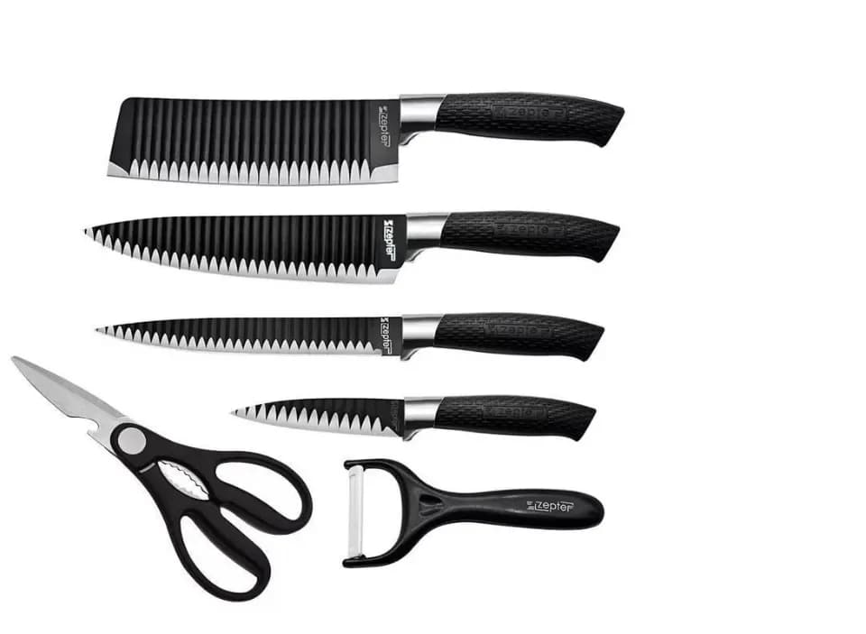 Zepter Kitchen Knife Set 6 Pcs - Stainless Steel Knife, Scissor & Peeler Set - Price in Bangladesh - image 5
