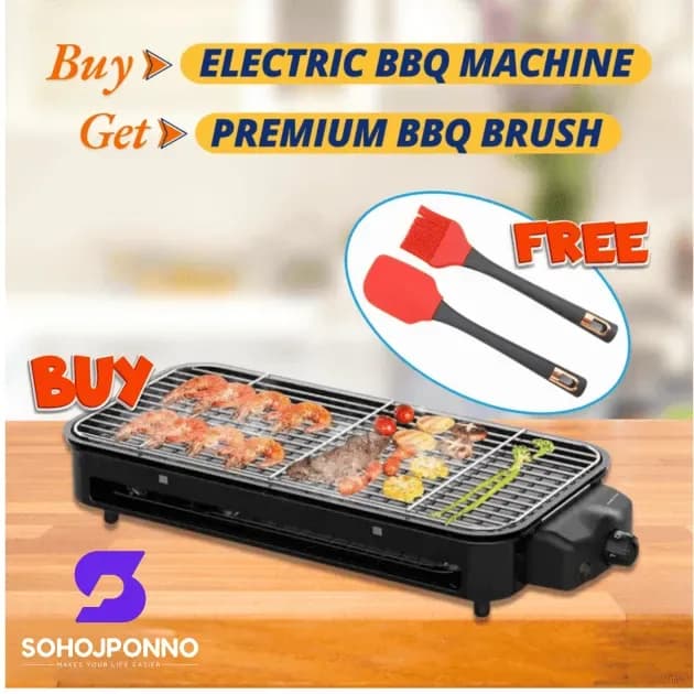 Portable BBQ Grill Machine - Charcoal Barbecue Grill for Outdoor & Picnic - Price in Bangladesh - image 6