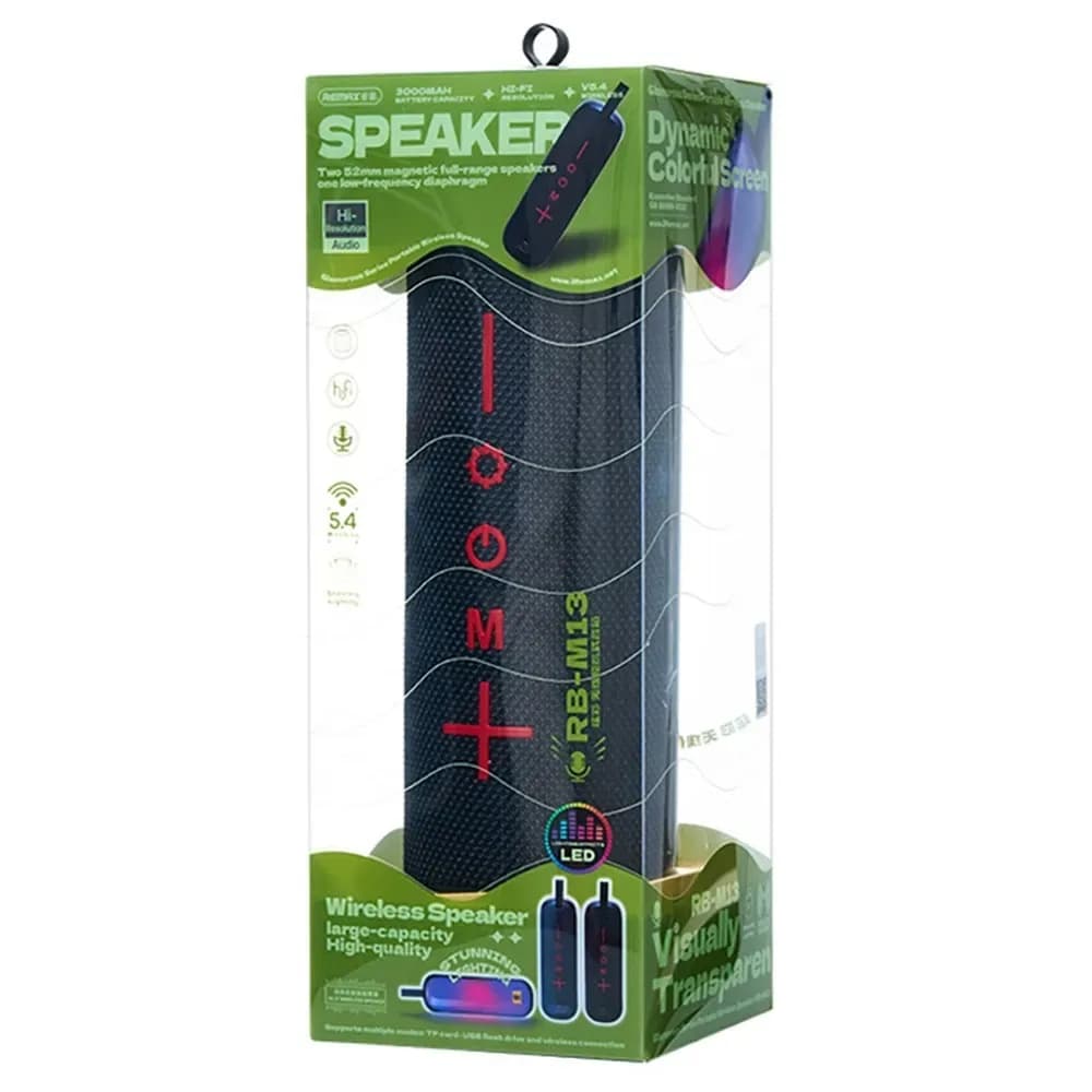 Remax RB-M13 Glamorous Series Portable Wireless Speaker - Metal HD Bluetooth Speaker - Price in Bangladesh