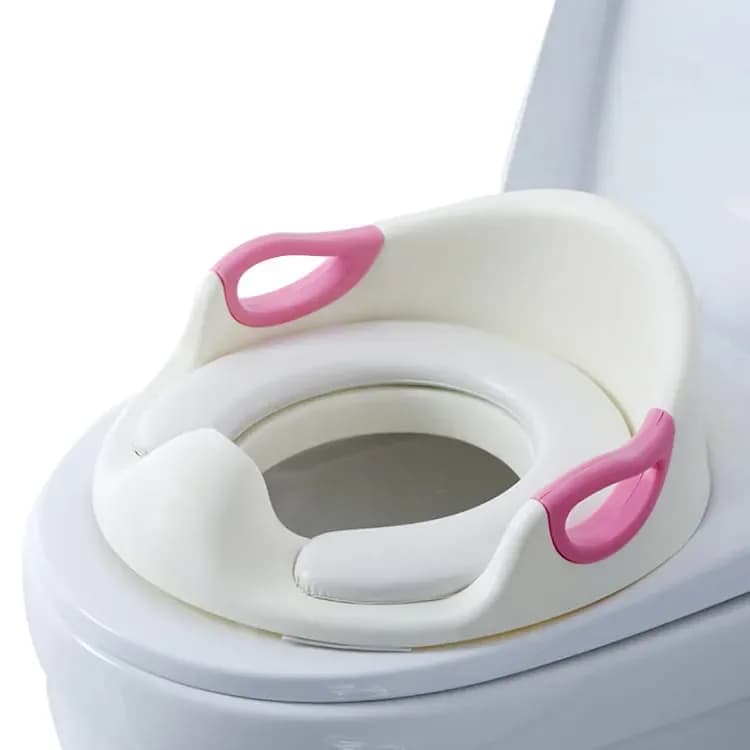 Baby Potty Training Seat - Riduttore Soft Toilet Reducer Ring with Handles - Price in Bangladesh - image 7