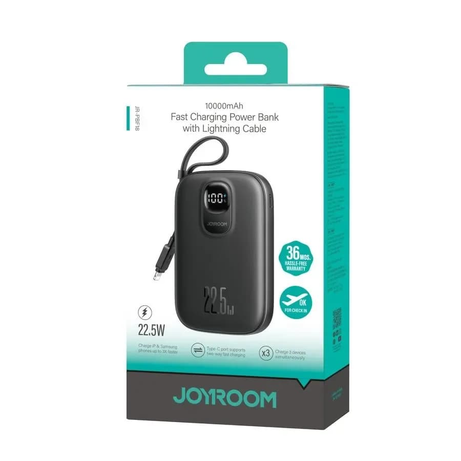 Joyroom JR-PBF18 Power Bank 10000mAh - 22.5W Fast Charging Portable Charger - Price in Bangladesh