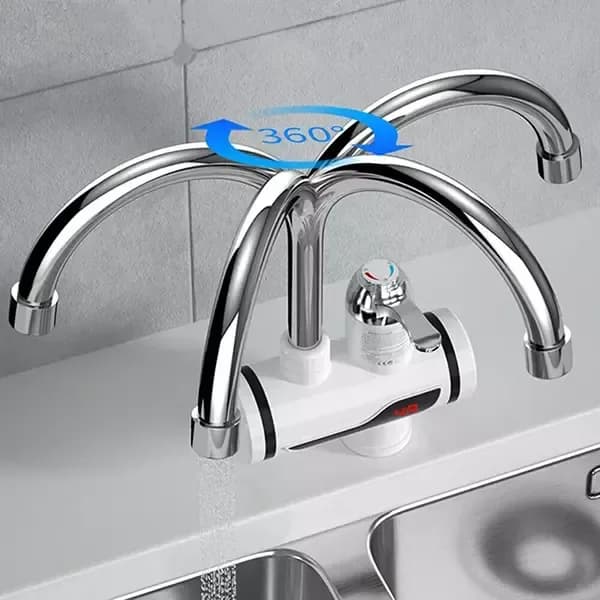Temperature Display Instant Hot Water Tap - Electric Tankless Heating Faucet - Price in Bangladesh - image 3