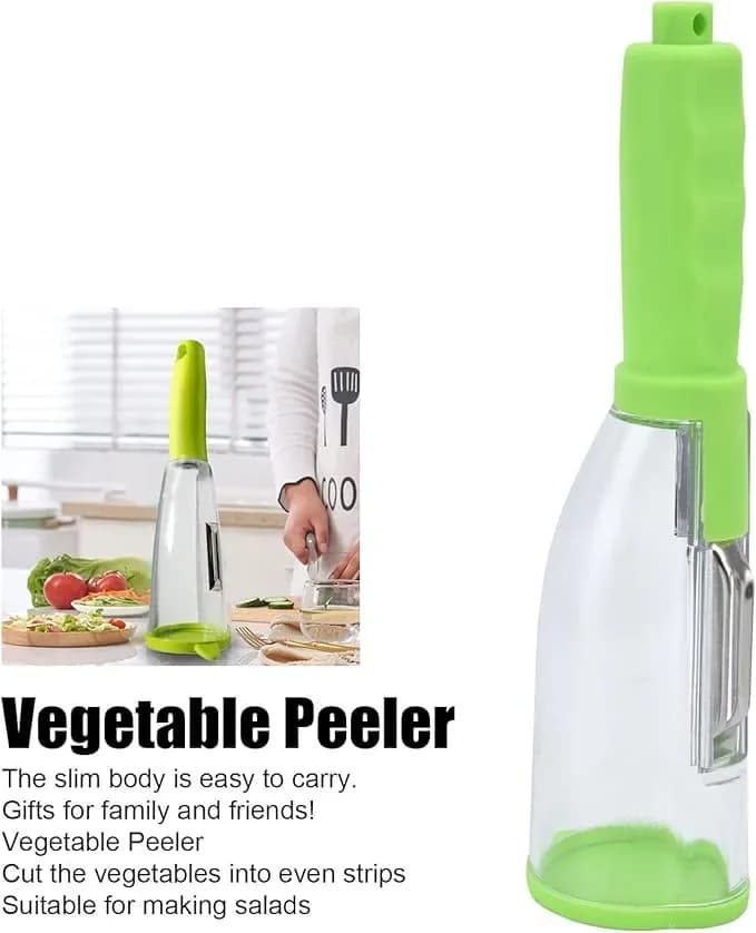 Magic Vegetable Peeler with Storage Box - Stainless Steel Fruit & Veggie Peeler - Price in Bangladesh - image 2