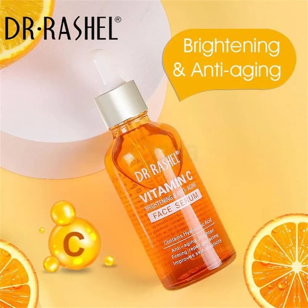Dr. Rashel Vitamin C Face Serum - Brightening & Anti-Aging Serum with Hyaluronic Acid - Price in Bangladesh - image 2