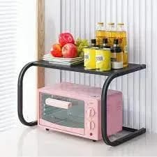 Multifunctional Kitchen & Oven Rack - Metal Countertop Storage Shelf Organizer - Price in Bangladesh