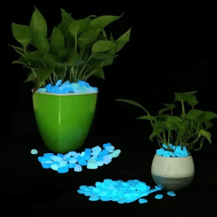 Radium Stone Luminous Glowing Pebbles - Glow in the Dark Decorative Stones - Price in Bangladesh - image 3
