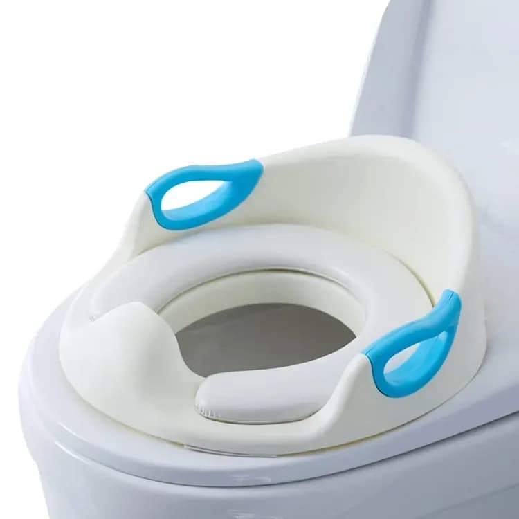 Baby Potty Training Seat - Riduttore Soft Toilet Reducer Ring with Handles - Price in Bangladesh - image 6