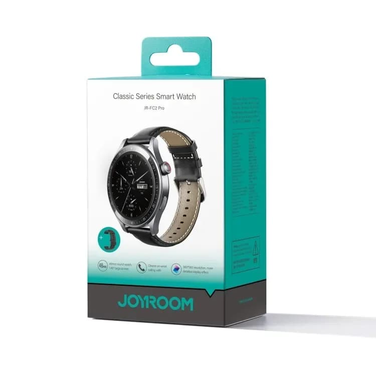 Joyroom JR-FC2 Pro Classic Series Smart Watch - Bluetooth Calling AMOLED Smartwatch - Price in Bangladesh