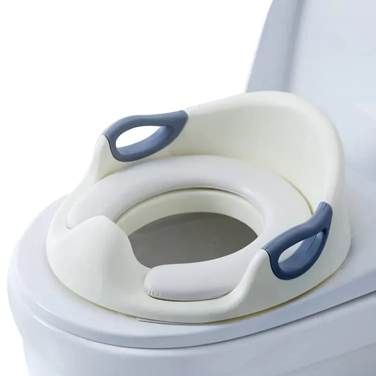 Baby Potty Training Seat - Riduttore Soft Toilet Reducer Ring with Handles - Price in Bangladesh - image 3