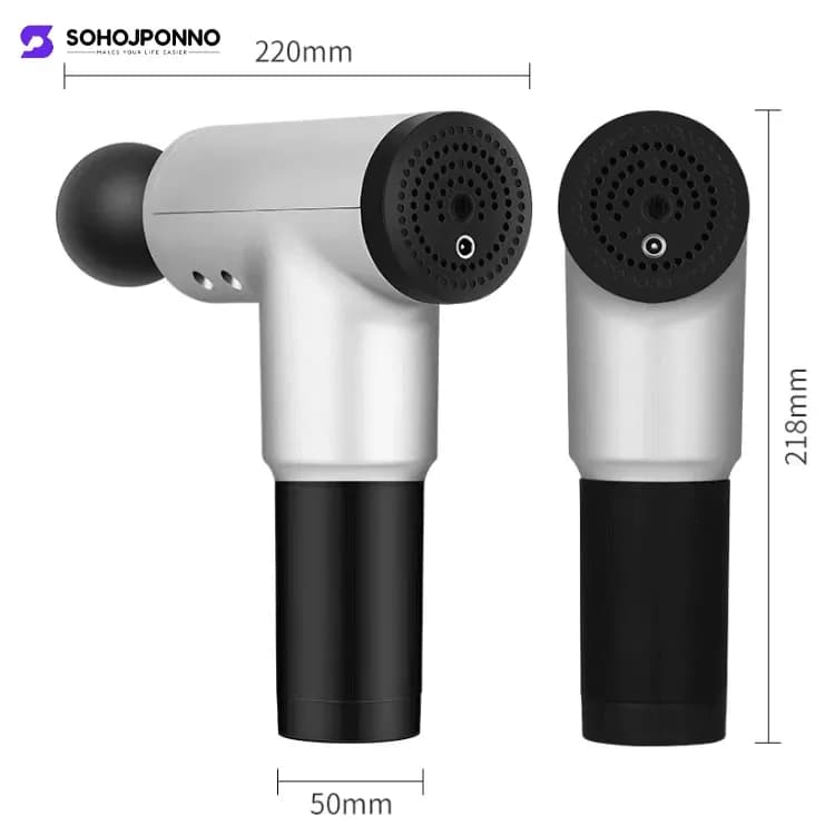 Body Massage Gun - Electric Vibration Deep Tissue Fascial Muscle Massager - Price in Bangladesh - image 4