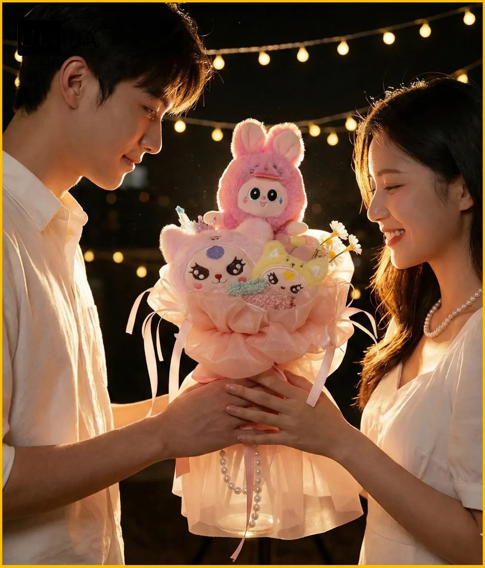 Royal Blossom Plush: Princess Pink Bunny Edition