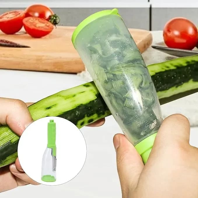 Magic Vegetable Peeler with Storage Box - Stainless Steel Fruit & Veggie Peeler - Price in Bangladesh - image 3