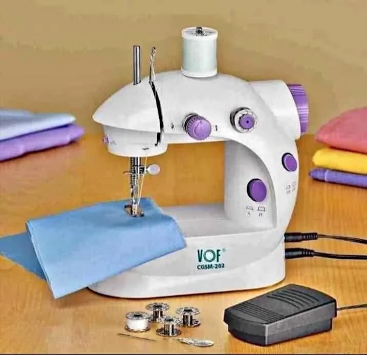 VOF CGSM-202 Mini Electric Sewing Machine - Portable Dual Speed Tailoring Machine - Price in Bangladesh - image 3