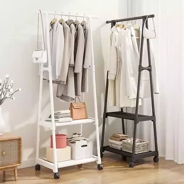 Stainless Steel Triangle Clothing Rack - Foldable Garment Hanging Stand - Price in Bangladesh