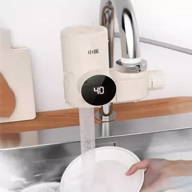 Xiaomi Stainless Steel Electric Instant Hot Water Faucet - 3000W Tankless Heating Tap - Price in Bangladesh - image 2