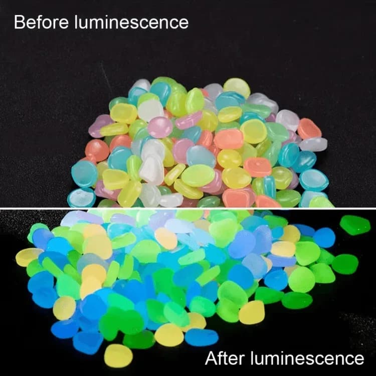 Radium Stone Luminous Glowing Pebbles - Glow in the Dark Decorative Stones - Price in Bangladesh - image 7