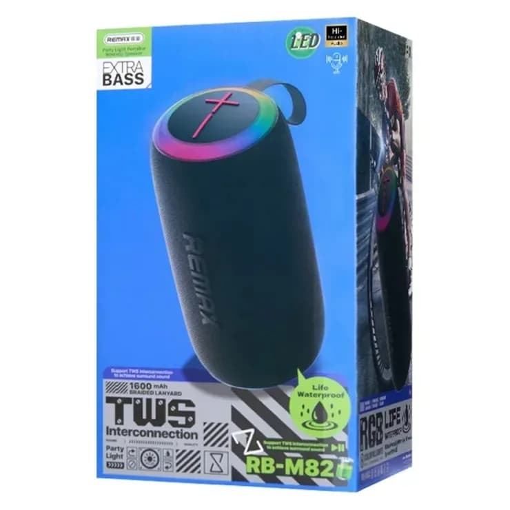 Remax RB-M82 Party Light Bluetooth Speaker - RGB Wireless Speaker with Bass - Price in Bangladesh