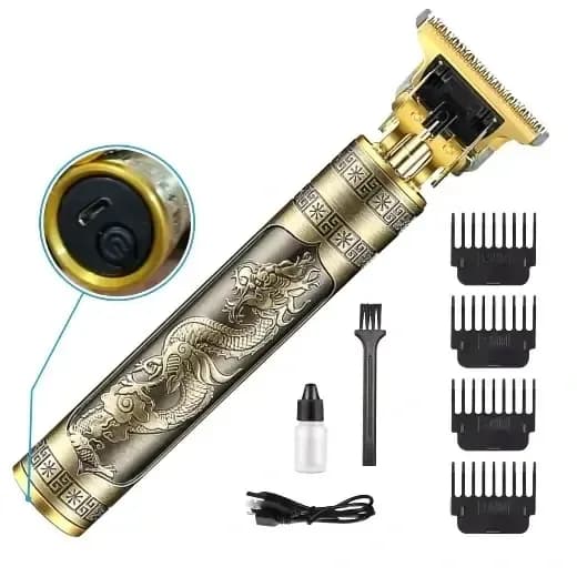 Vintage T9 Rechargeable Hair Trimmer - Professional Electric Hair Clipper - Price in Bangladesh