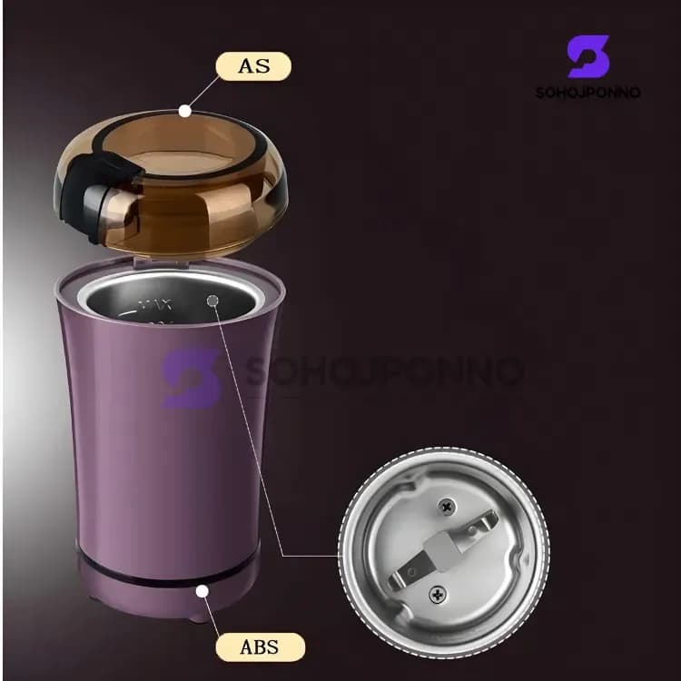 Smart Electric Coffee & Spice Grinder - High Power Stainless Steel Blade Grinder - Price in Bangladesh - image 5