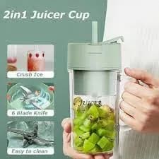 LL-898 Portable Crusher Juicer 500ml - Rechargeable Electric Fruit Blender Bottle - Price in Bangladesh - image 2