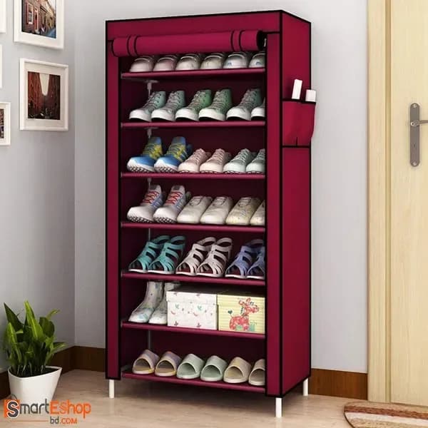 Multi-Layer Shoe Rack - Tall Shoe Storage Organizer for Entryway - Price in Bangladesh