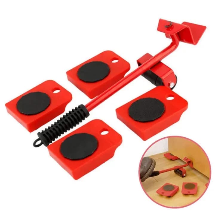 Heavy Furniture Moving Helper 5 Pcs - Furniture Lifter with Roller Sliders - Price in Bangladesh - image 7