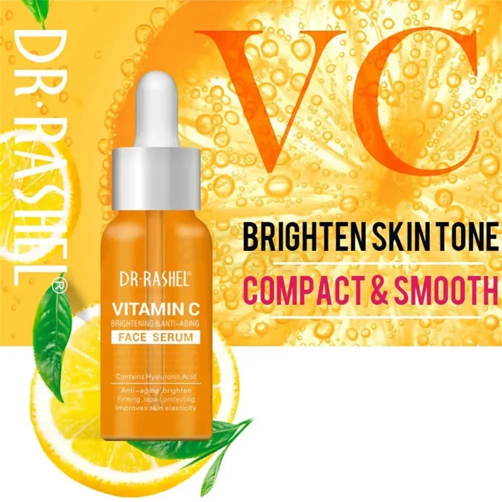 Dr. Rashel Vitamin C Face Serum - Brightening & Anti-Aging Serum with Hyaluronic Acid - Price in Bangladesh