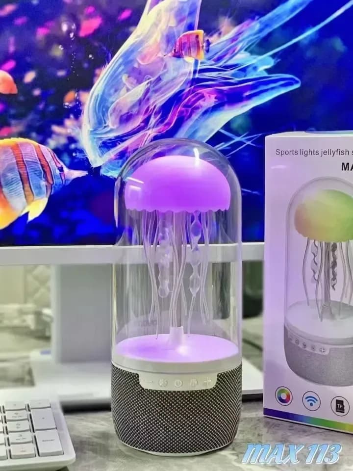 MAX-113 Jellyfish Bluetooth Speaker - RGB Light Wireless Speaker Lamp - Price in Bangladesh